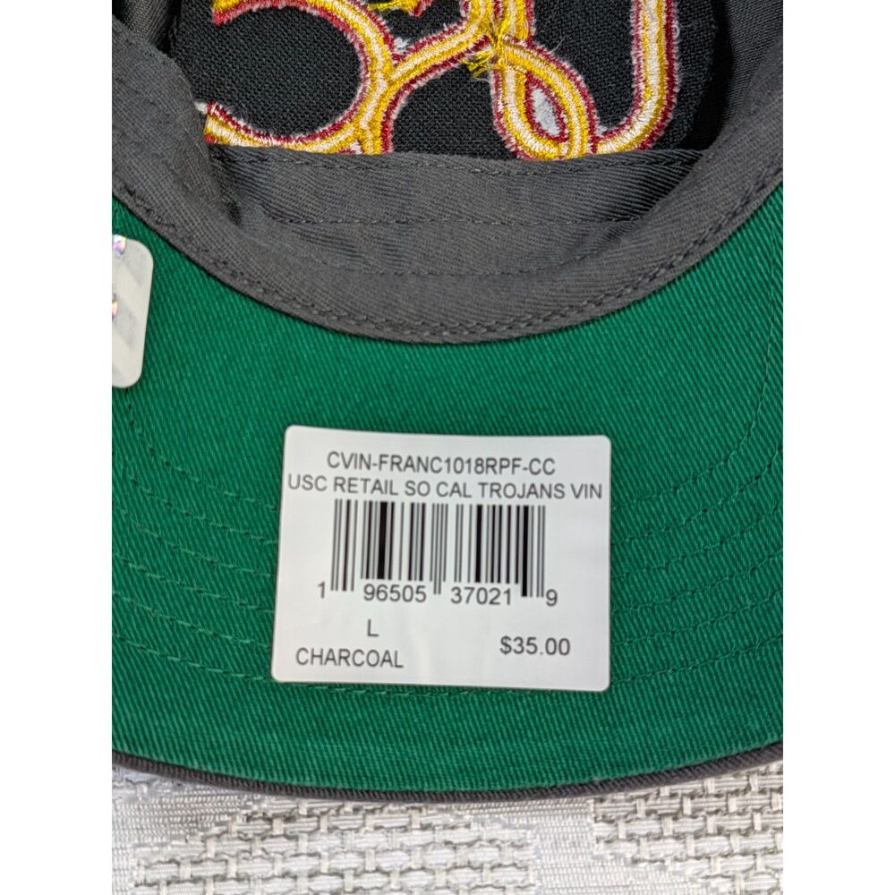 USC Trojan '47 Franchise fitted hat large charcoal gray NCAA new